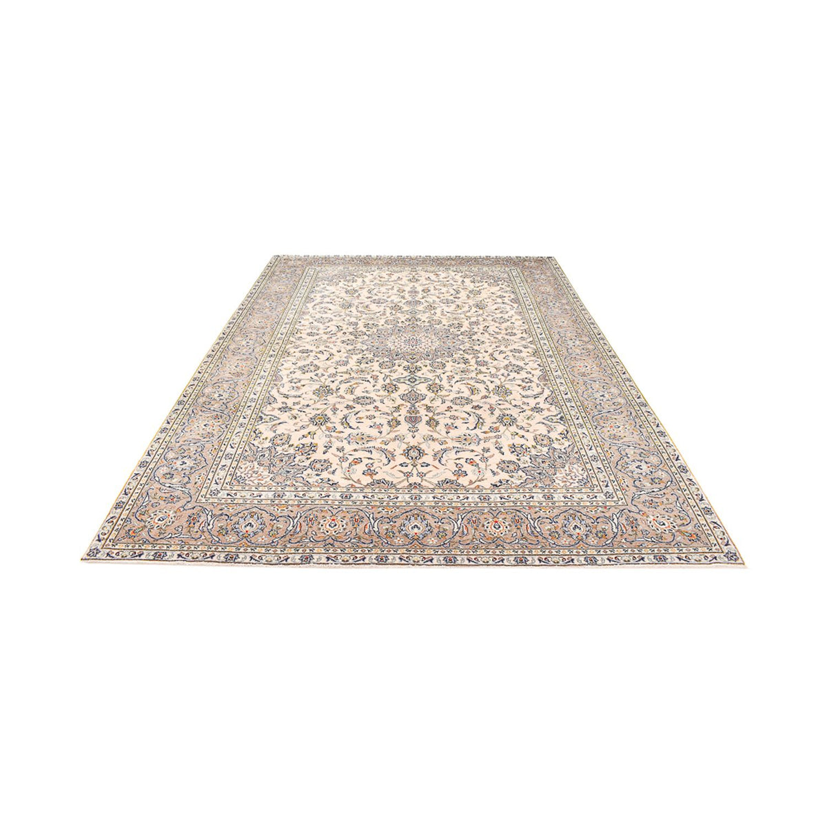 Perserteppich - Keshan - 345 x 250 cm - hellbeige