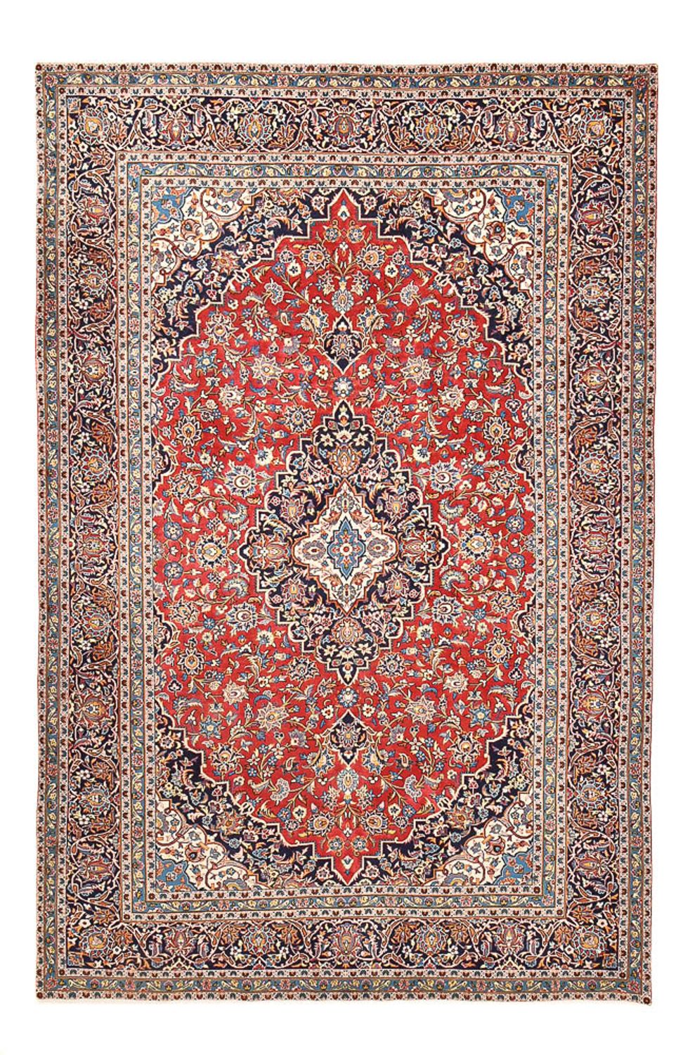 Perserteppich - Keshan - 394 x 249 cm - rot