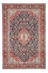 Tapis persan - Keshan - 330 x 217 cm - bleu foncé