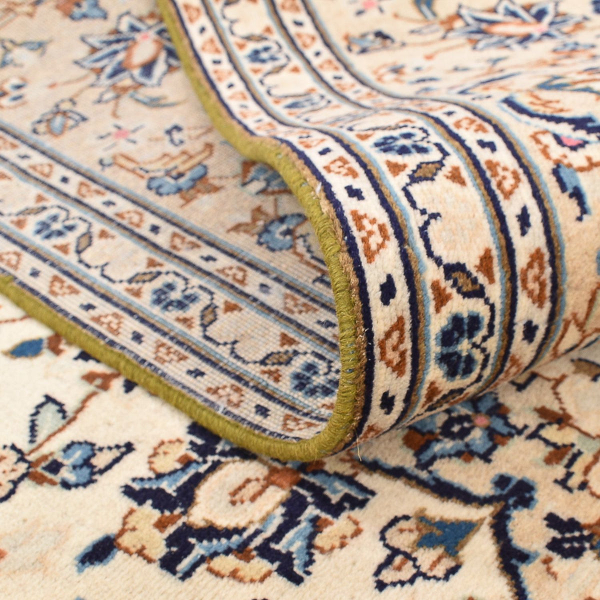 Perserteppich - Keshan - 293 x 201 cm - hellbeige