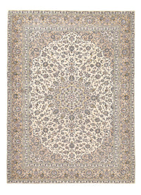 Tapis persan - Keshan - 403 x 282 cm - beige clair