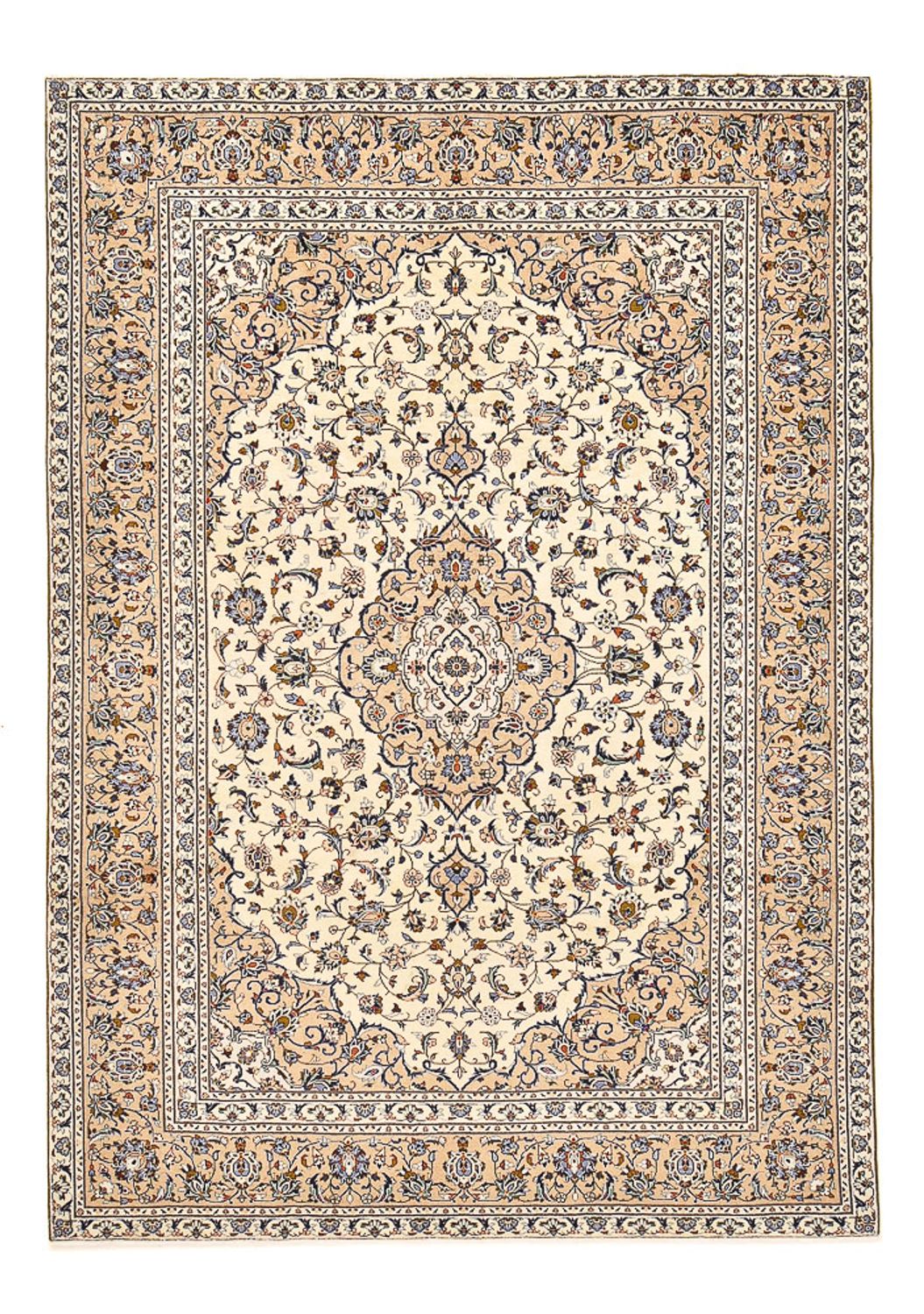 Perserteppich - Keshan - 349 x 241 cm - hellbeige