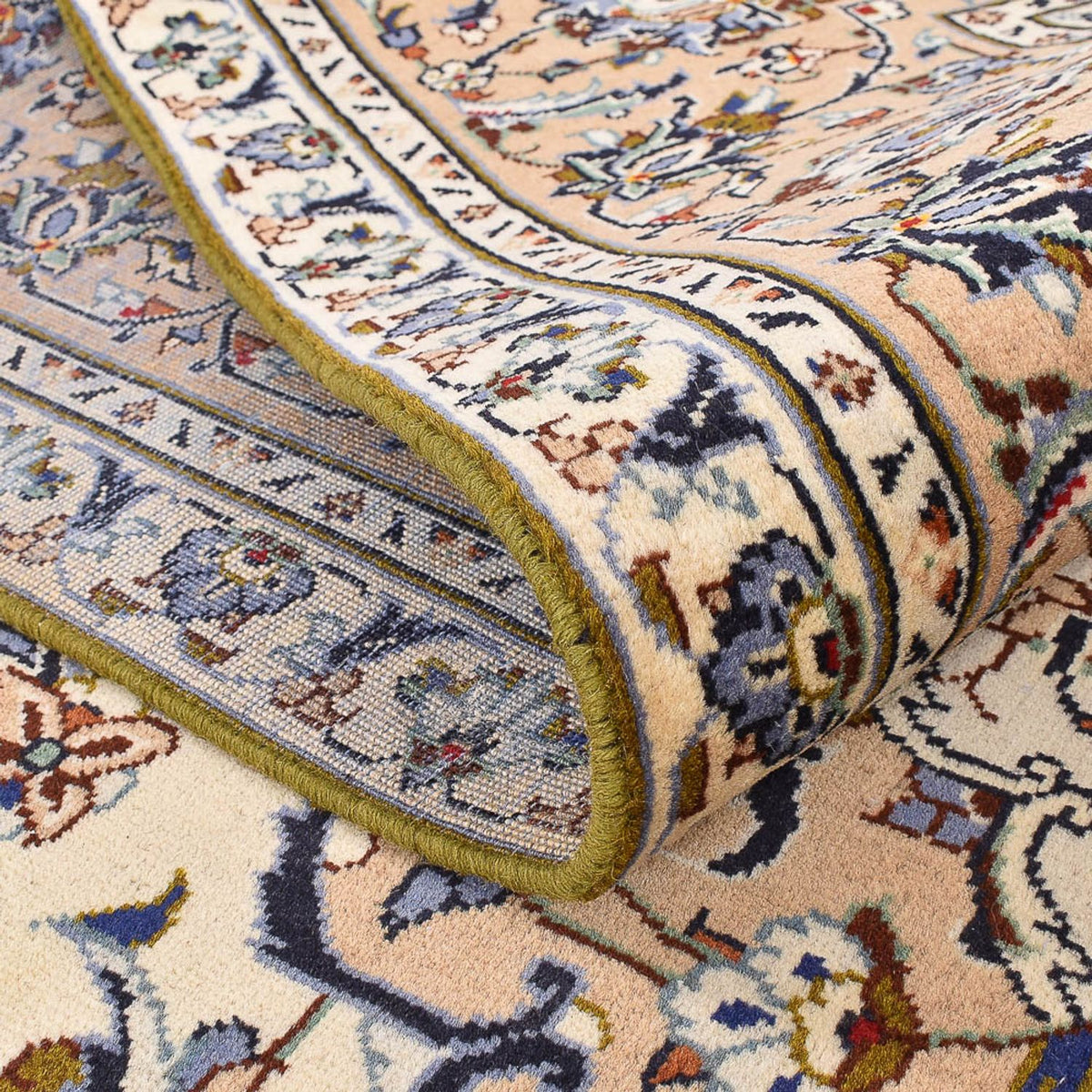 Perserteppich - Keshan - 349 x 241 cm - hellbeige