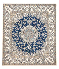 Tapis persan - Nain - 293 x 244 cm - bleu