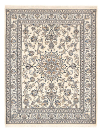 Tapis persan - Nain - 198 x 147 cm - beige clair