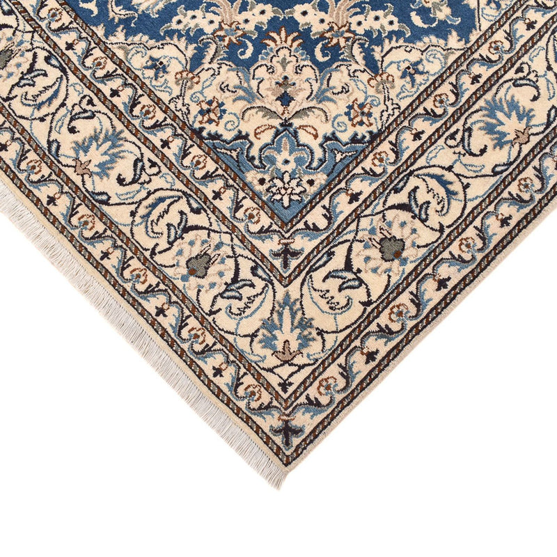 Perserteppich - Nain - 234 x 166 cm - blau