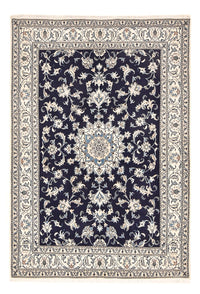 Tapis persan - Nain - 245 x 167 cm - bleu foncé