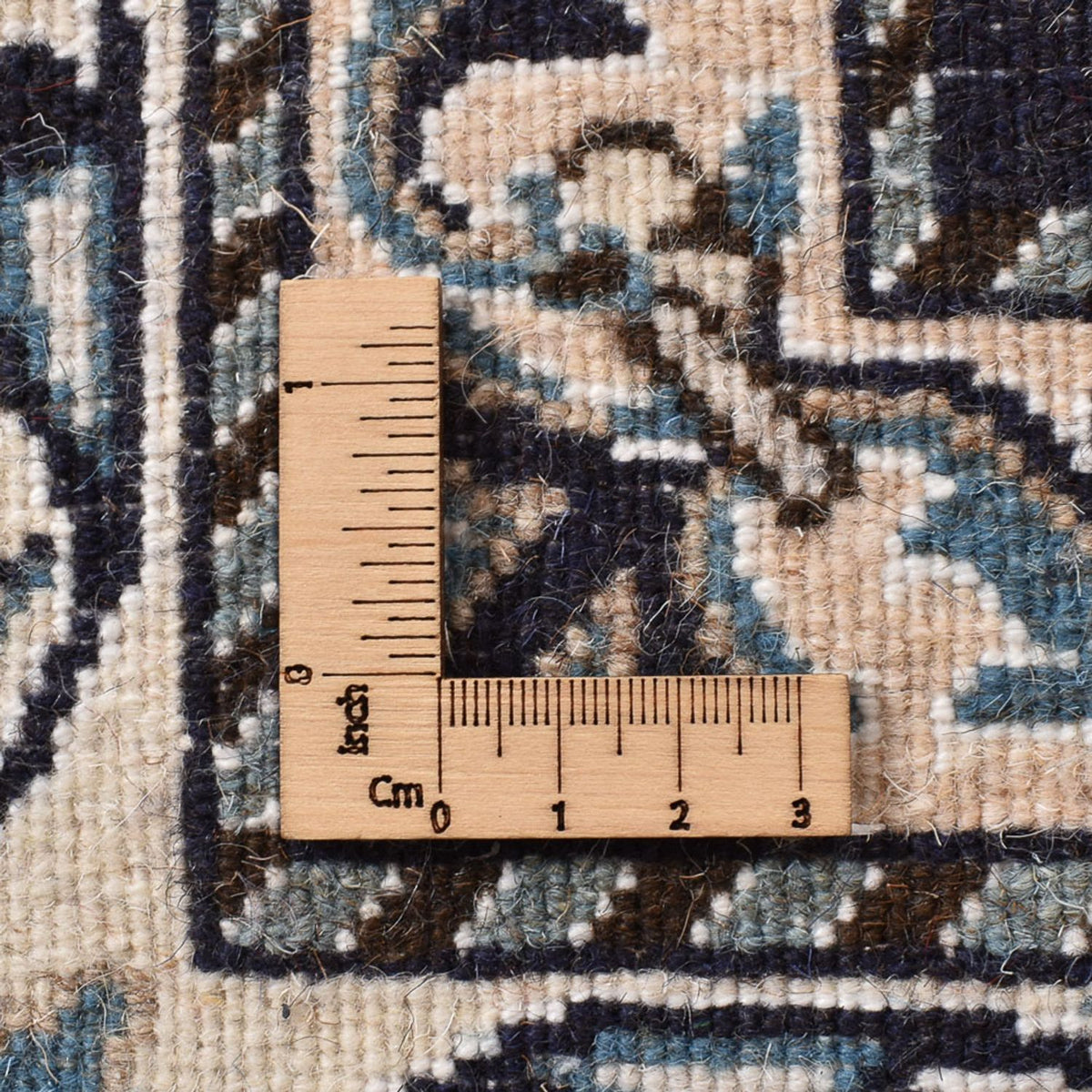 Perserteppich - Nain - 242 x 165 cm - dunkelblau