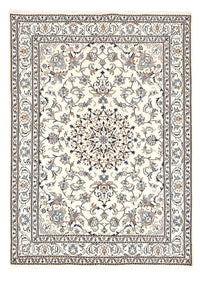 Tapis persan - Nain - 241 x 170 cm - beige clair