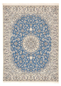 Tapis persan - Nain - Royal - 201 x 149 cm - bleu clair