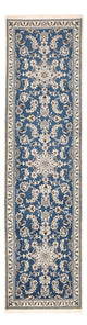 Läufer Perser - Nain - 298 x 80 cm - seeblau