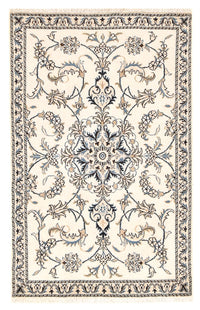 Tapis persan - Nain - 136 x 87 cm - beige clair