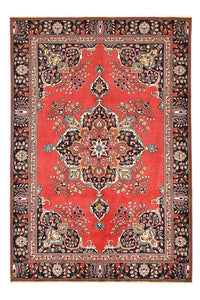 Tappeto Persero - Tabriz - 279 x 185 cm - rosso