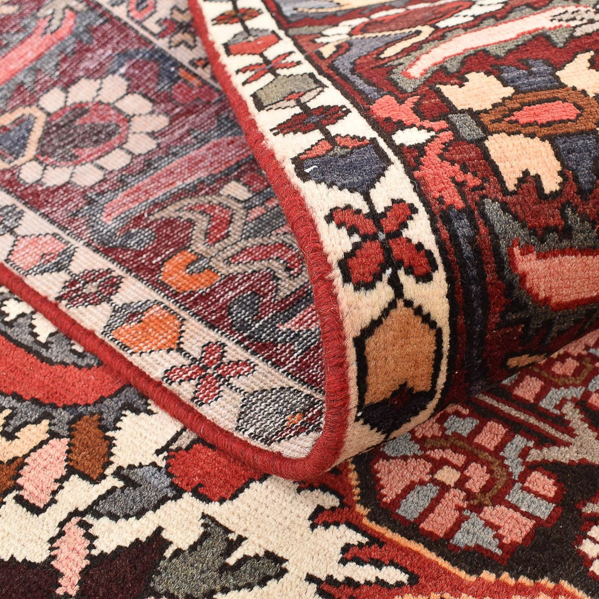 Perserteppich - Nomadic - 313 x 211 cm - dunkelrot