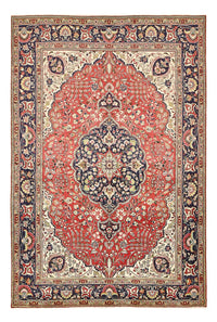 Tappeto Persero - Tabriz - 300 x 200 cm - rosso chiaro
