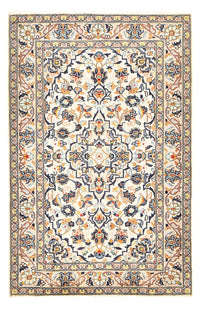 Tapis persan - Keshan - 147 x 95 cm - beige clair