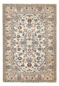 Tapis persan - Keshan - 141 x 96 cm - beige clair