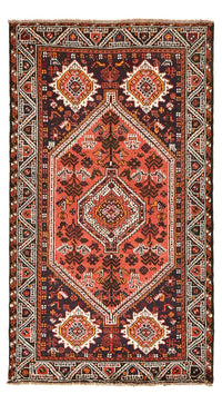 Tapis persan - Nomadic - 205 x 118 cm - rouge foncé