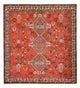 Perserteppich - Nomadic quadratisch  - 184 x 165 cm - rot