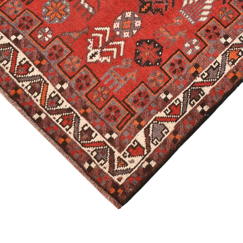 Perserteppich - Nomadic quadratisch  - 184 x 165 cm - rot