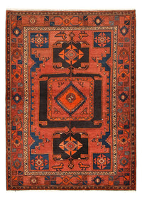 Tapis persan - Bidjar - 202 x 146 cm - rouge