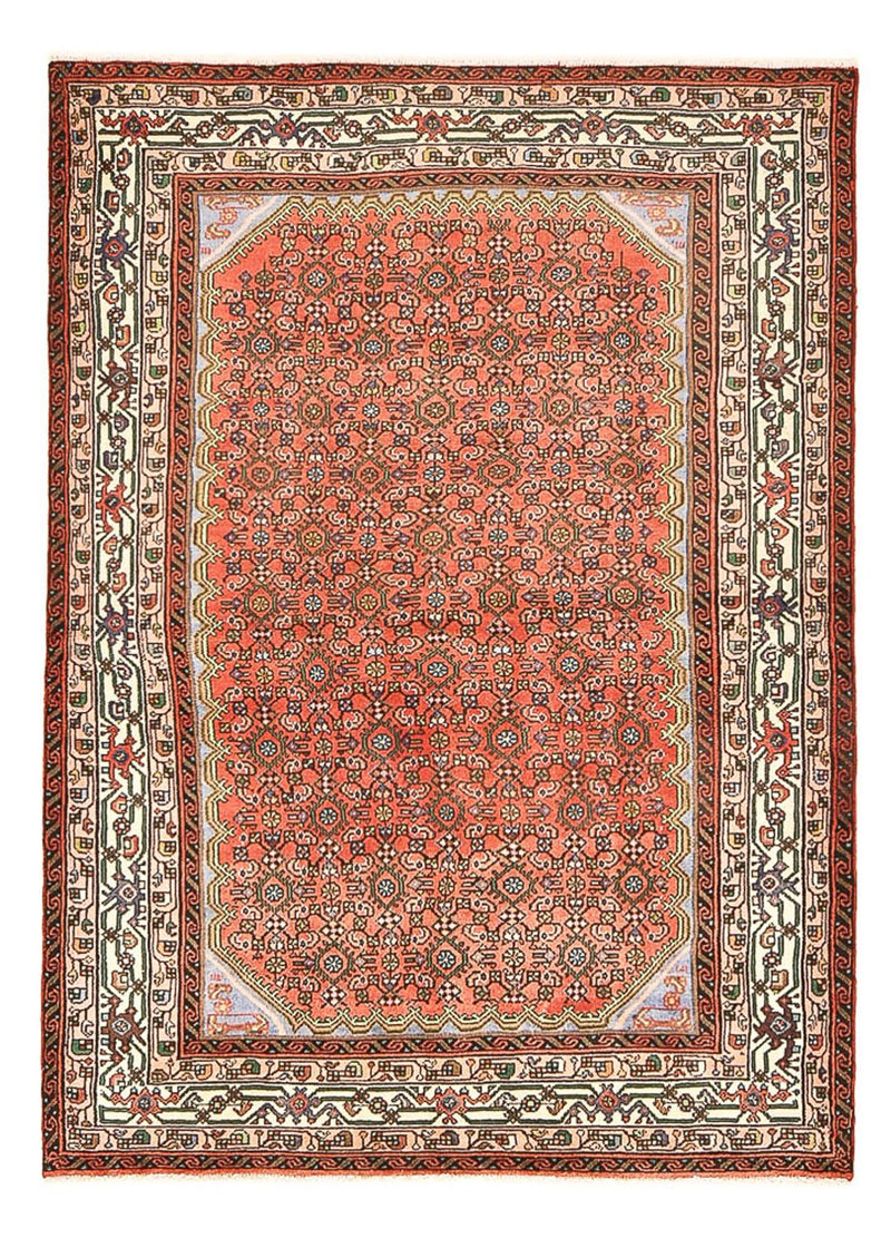 Perserteppich - Mir - 196 x 138 cm - hellrot