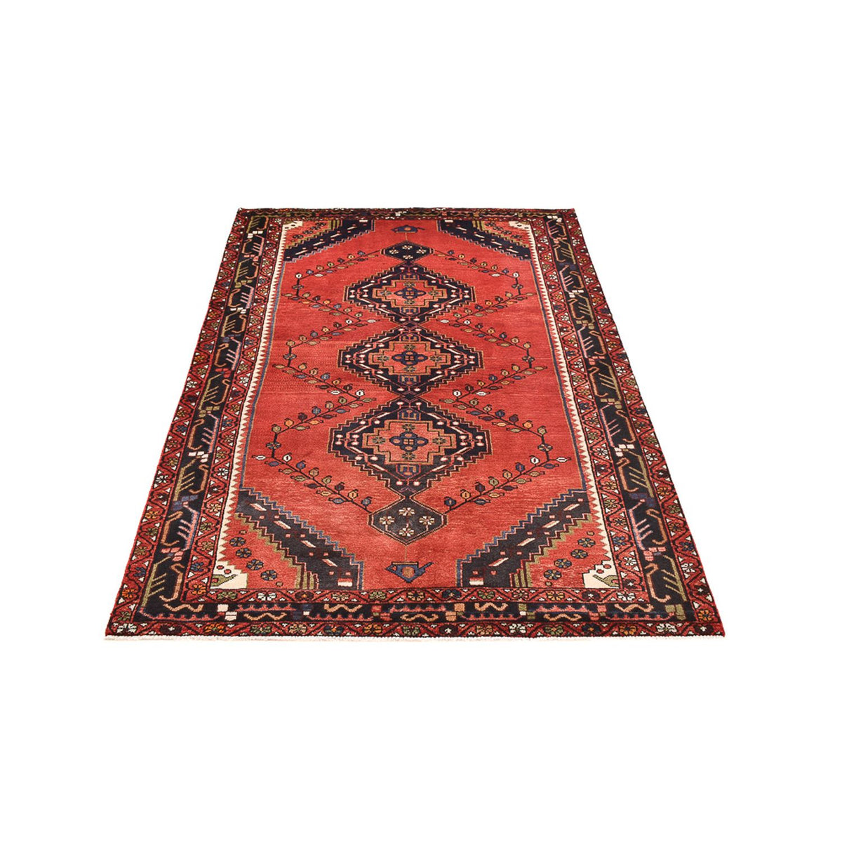 Perserteppich - Nomadic - 202 x 138 cm - rot