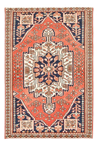 Tapis persan - Classique - 195 x 122 cm - rouge clair