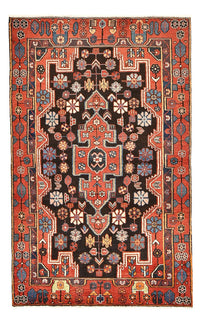 Tapis persan - Nomadic - 190 x 117 cm - bleu foncé