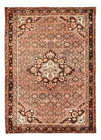 Tapis persan - Nomadic - 220 x 156 cm - rouge clair