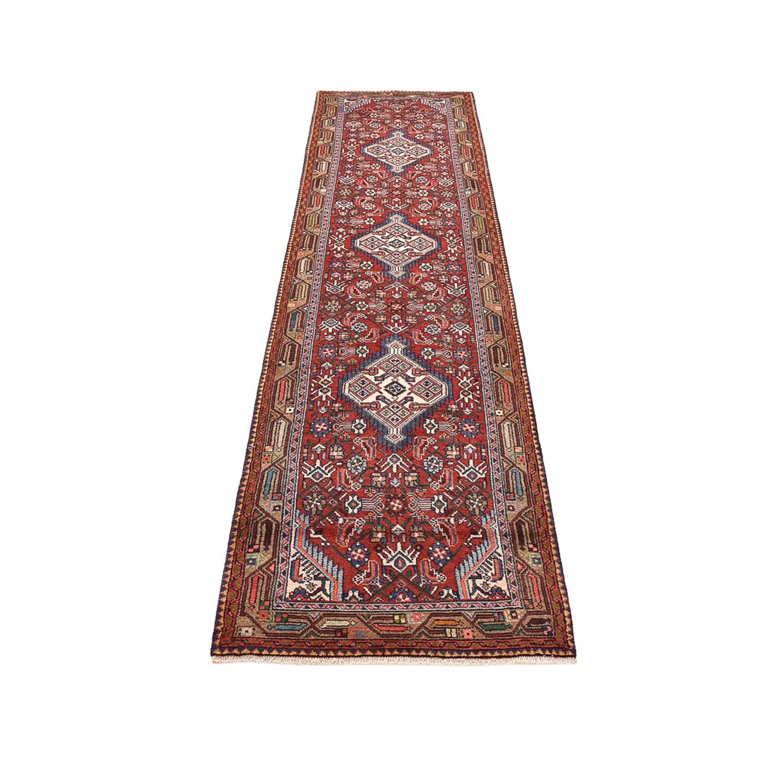 Läufer Perser - Nomadic - 322 x 82 cm - rot
