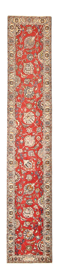 Tapis de couloir Tapis persan - Tabriz - 398 x 72 cm - rouge