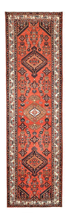 Hamadan Tappeto 108x388cm - Tappeto persiano - rosso - Passatoia / Rosso / 108 x 388 cm Passatoia