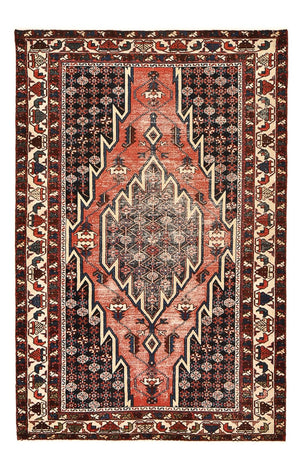 Vintage Teppich - 200 x 128 cm - mehrfarbig