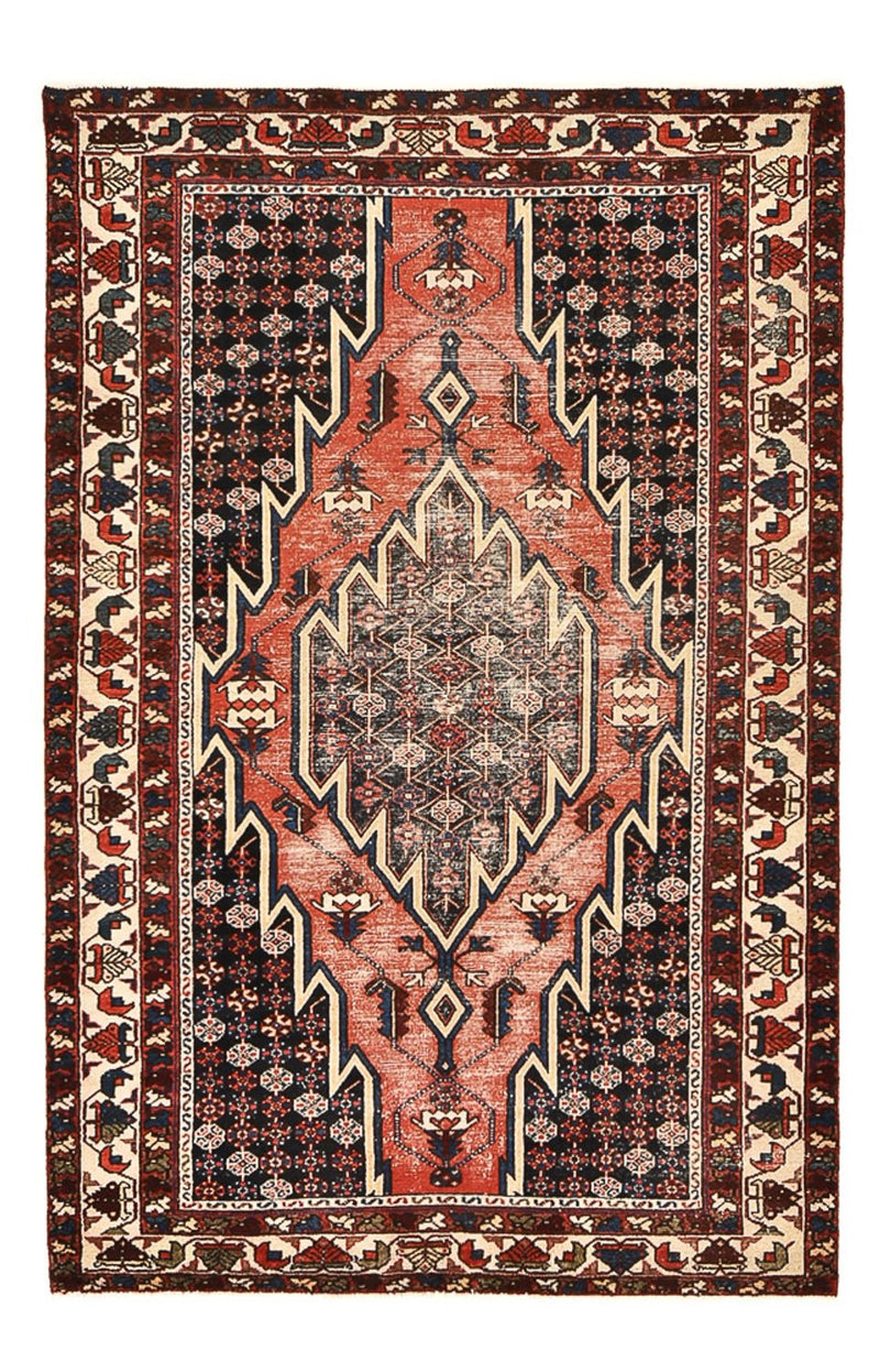 Vintage Teppich - 200 x 128 cm - mehrfarbig