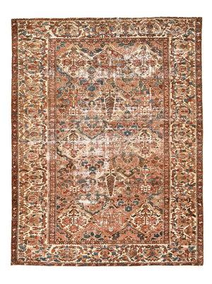 Vintage Teppich - 202 x 150 cm - dunkelbeige