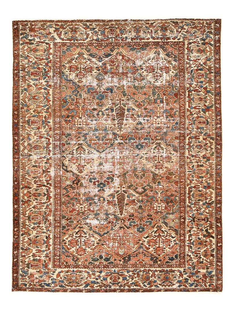 Vintage Teppich - 202 x 150 cm - dunkelbeige
