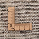 Vintage Teppich - 198 x 150 cm - dunkelbeige
