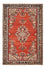 Vintage Teppich - 242 x 157 cm - rot