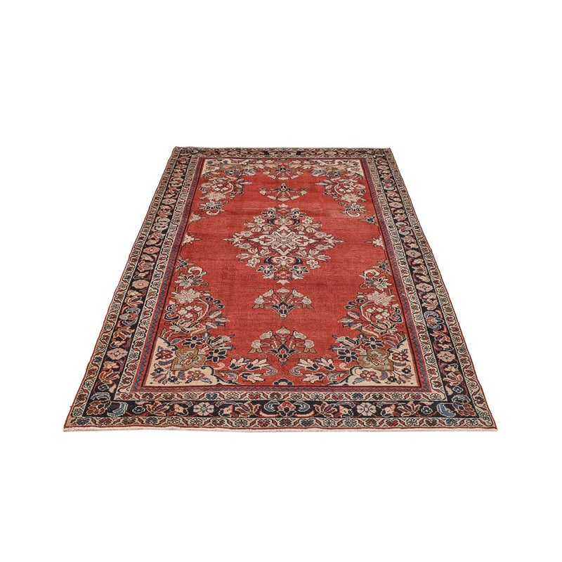 Vintage Teppich - 242 x 157 cm - rot