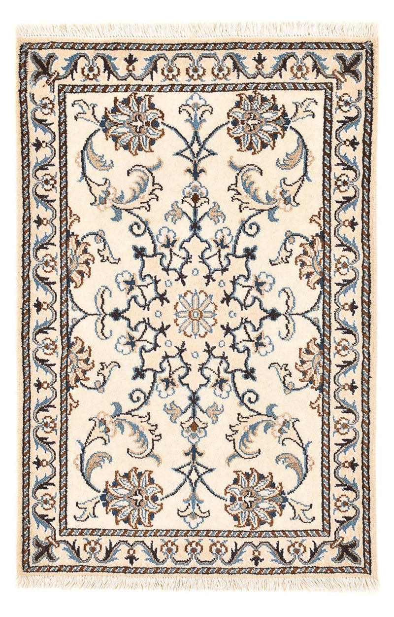 Perserteppich - Nain - 96 x 60 cm - creme
