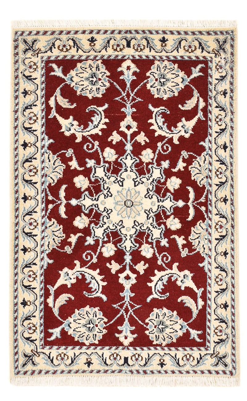 Perserteppich - Nain - 96 x 61 cm - rot