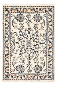 Tapis persan - Nain - 88 x 58 cm - crème