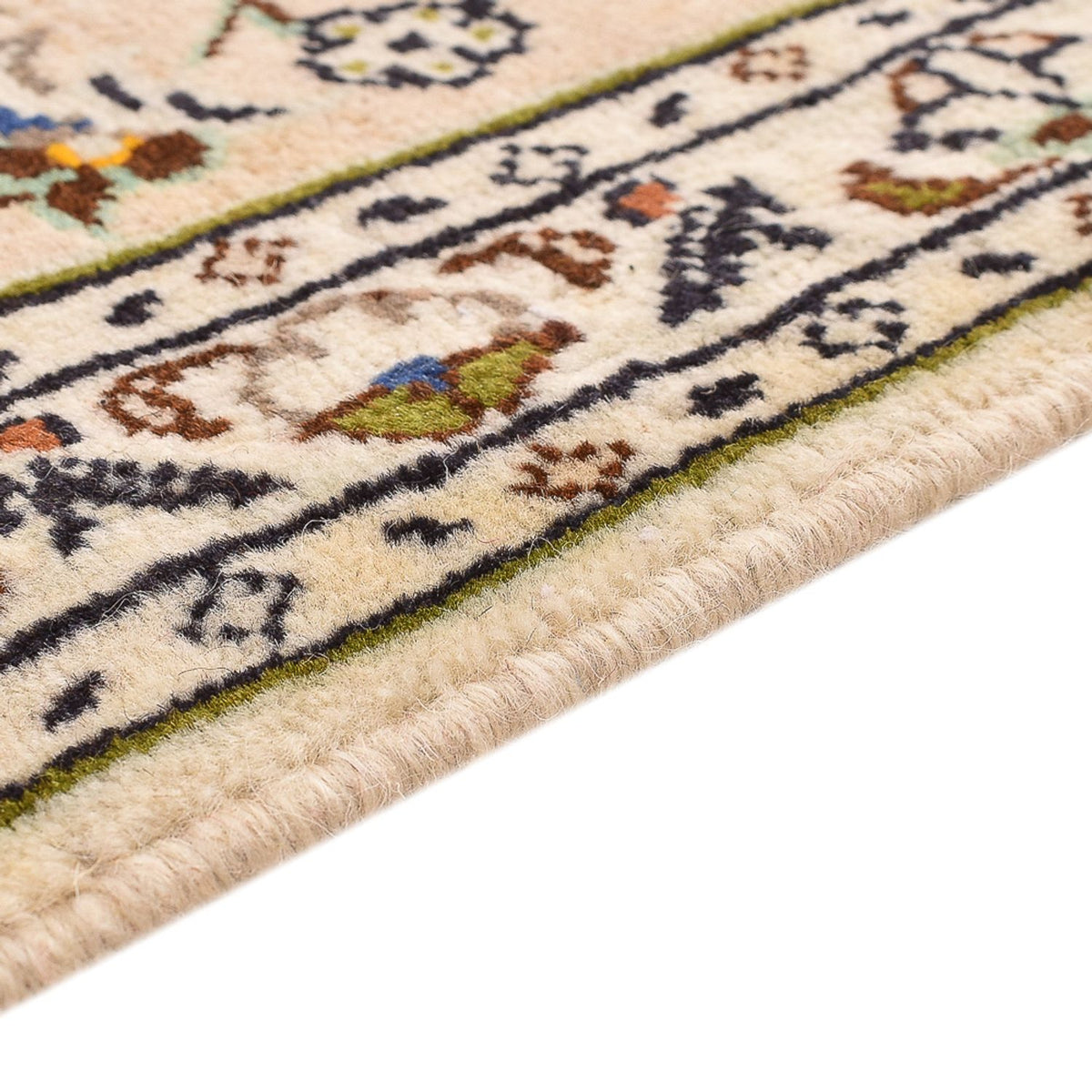 Perserteppich - Keshan - 290 x 197 cm - dunkelbeige