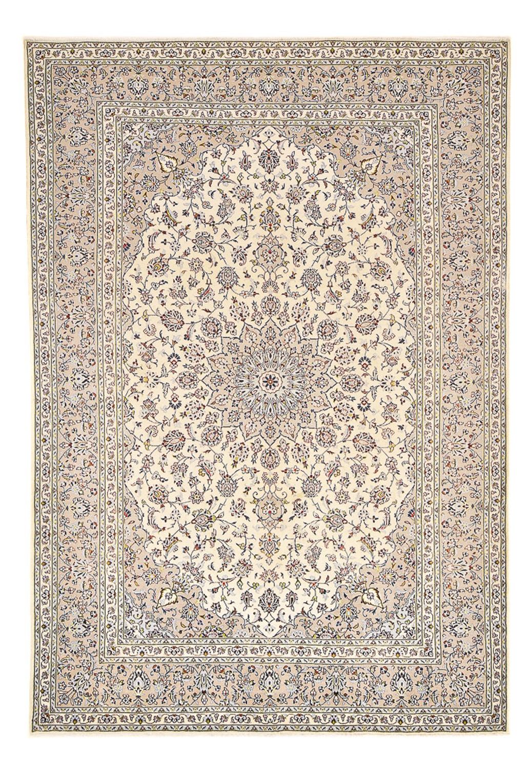 Perserteppich - Keshan - 355 x 245 cm - dunkelbeige