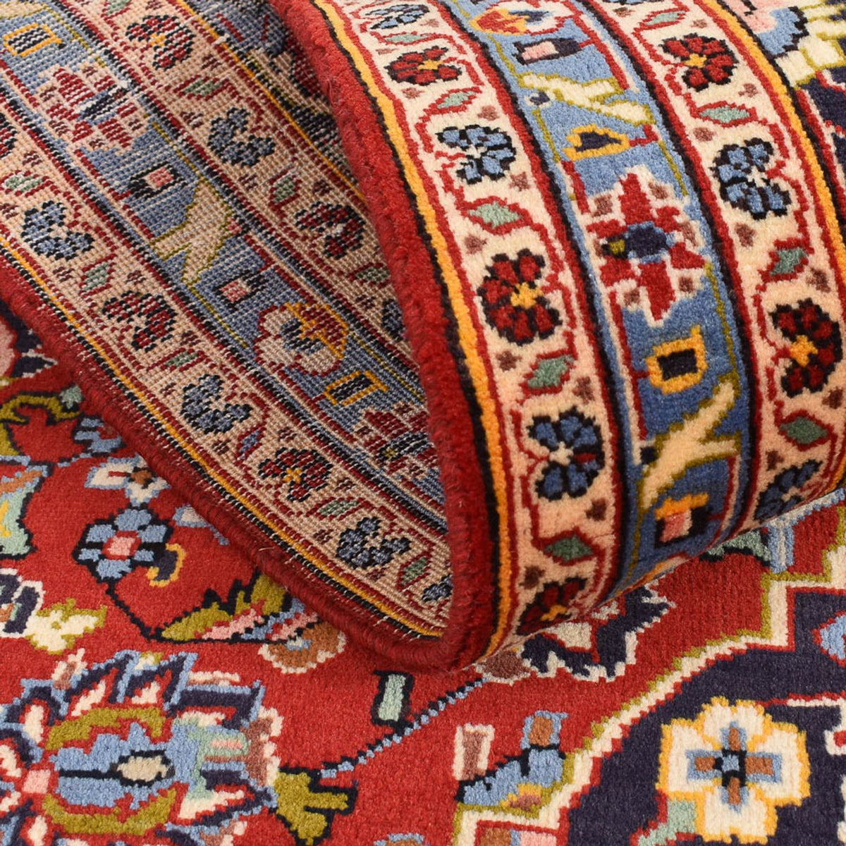 Läufer Perser - Keshan - 332 x 102 cm - rot