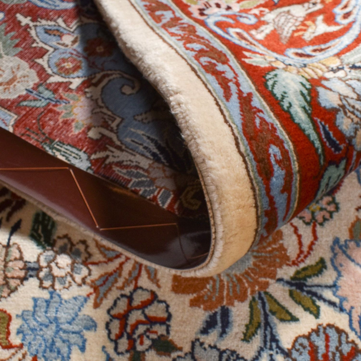 Perserteppich - Keshan - 373 x 259 cm - sand