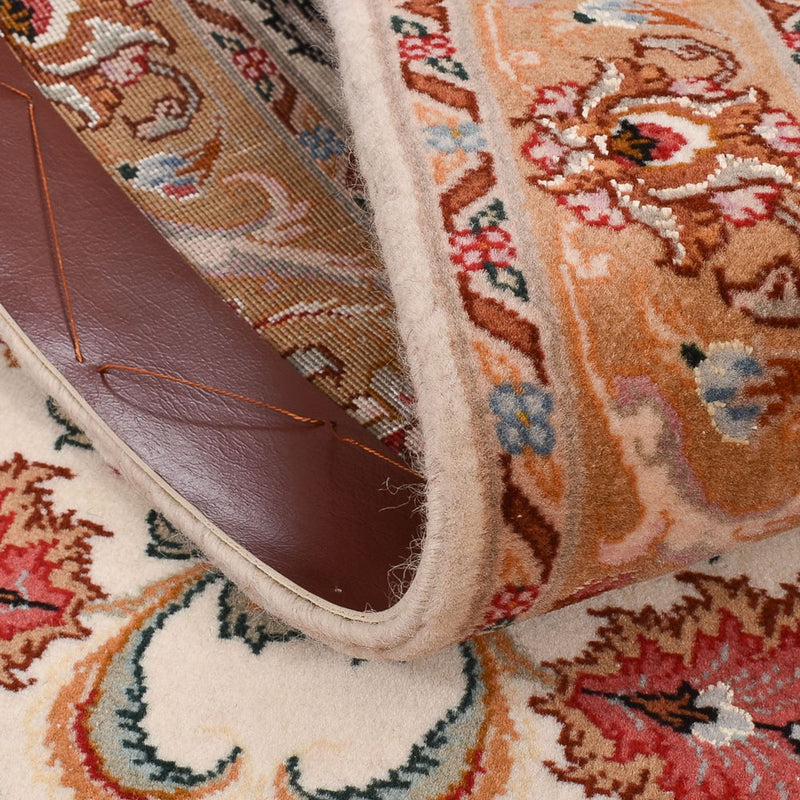 Läufer Perser - Täbriz - Premium - 317 x 72 cm - beige