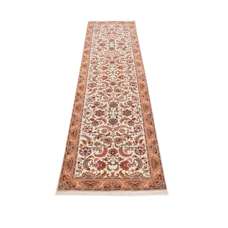 Läufer Perser - Täbriz - Premium - 315 x 80 cm - beige