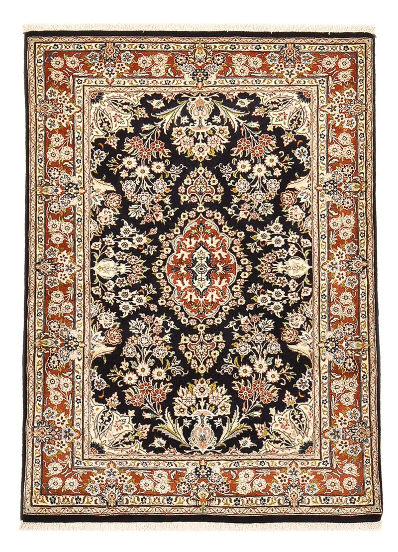 Perserteppich - Nain - 135 x 90 cm - dunkelblau